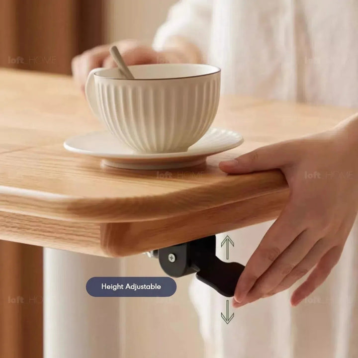 Scandinavian Oak Wood Study Table NOVA