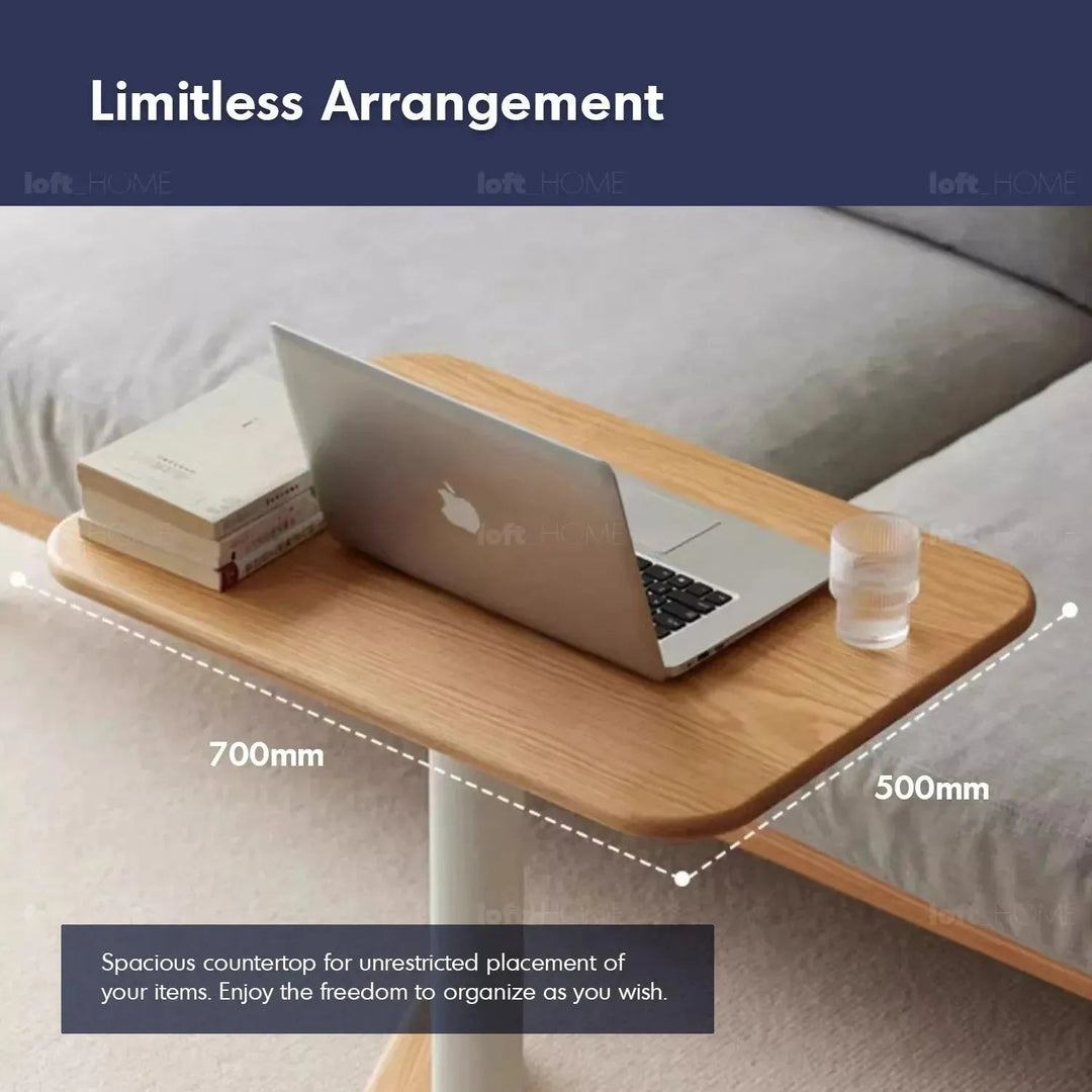 Scandinavian Oak Wood Study Table NOVA