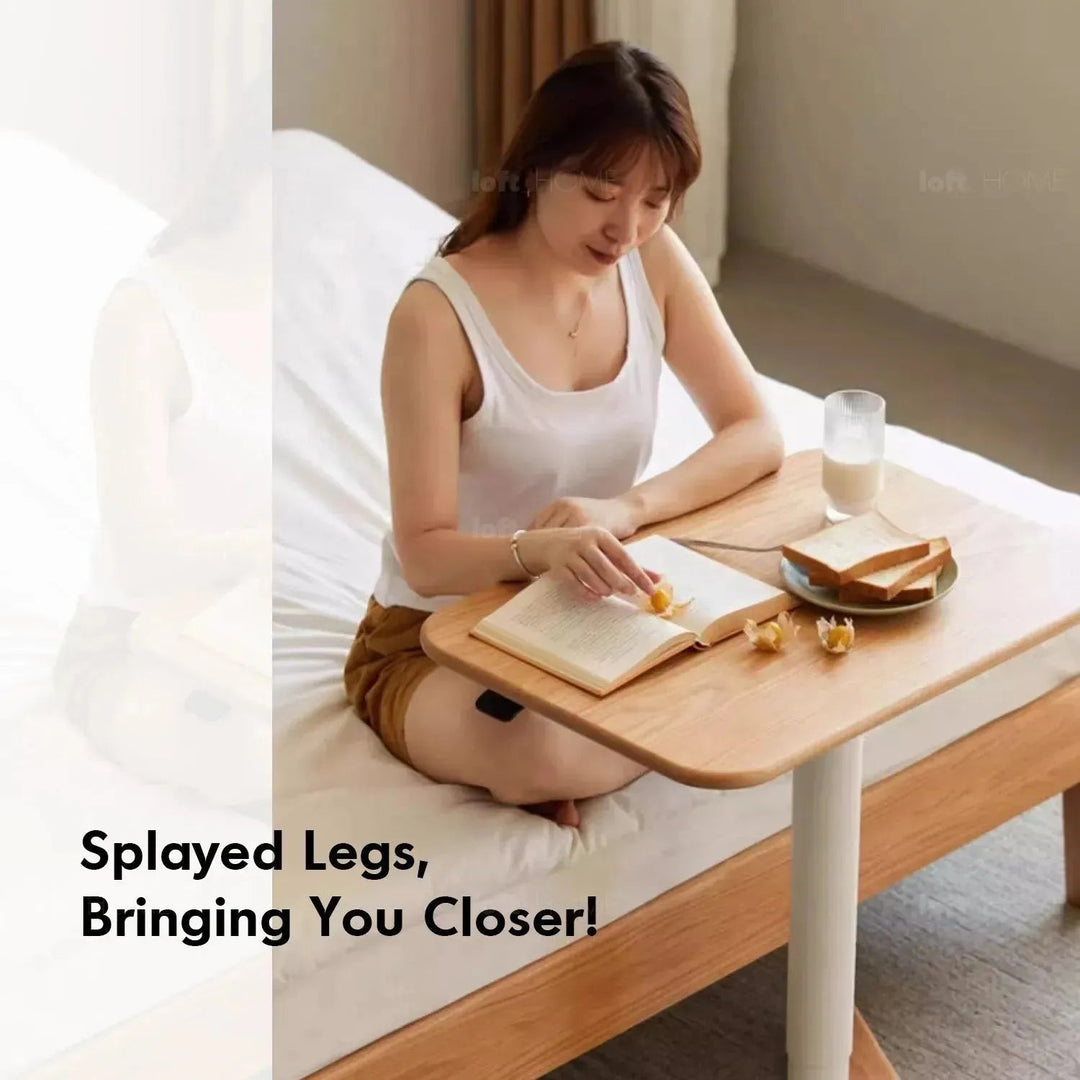 Scandinavian Oak Wood Study Table NOVA