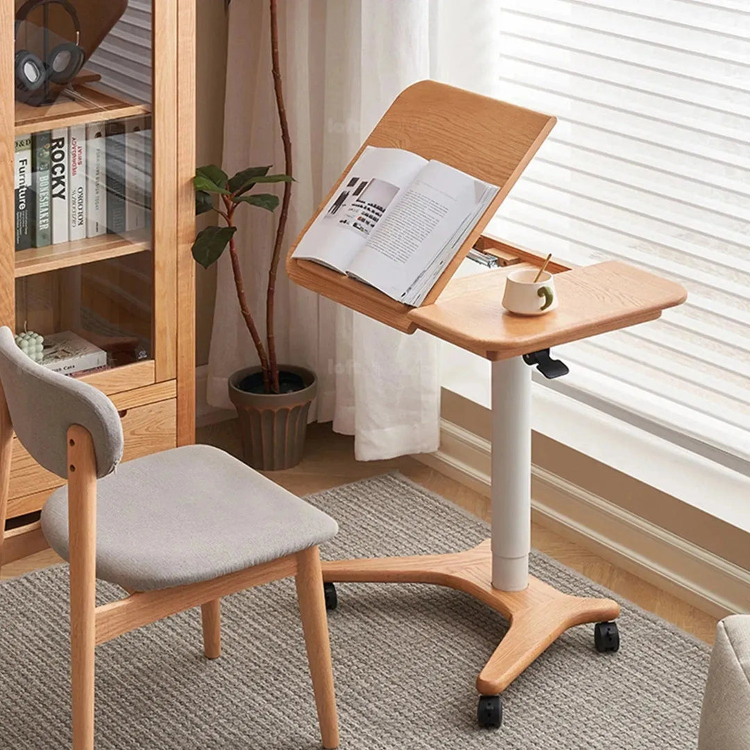 Scandinavian Oak Wood Study Table NOVA