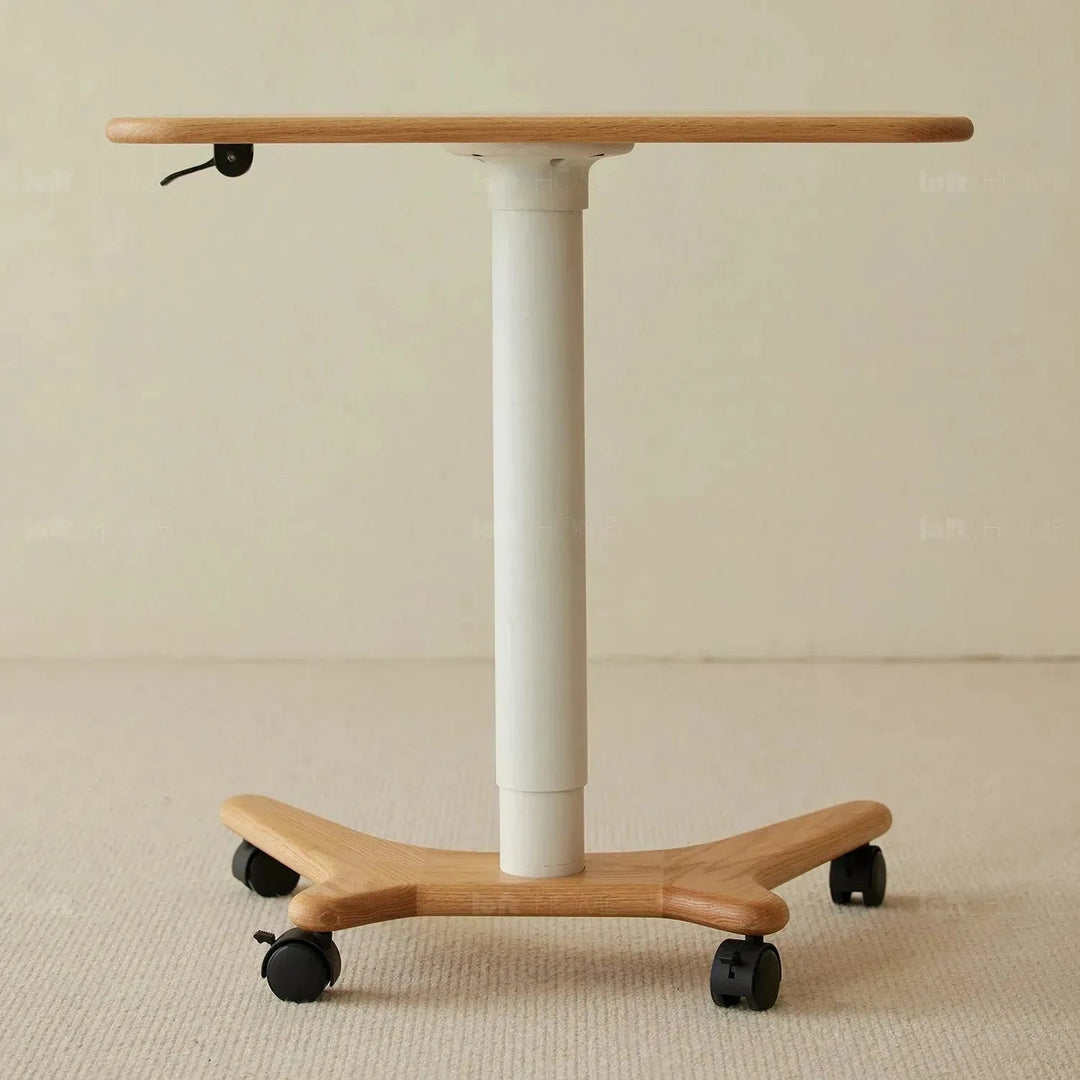 Scandinavian oak wood study table nova detail 28.