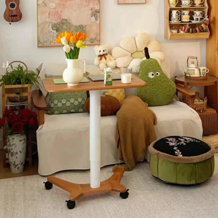 Scandinavian Oak Wood Study Table NOVA