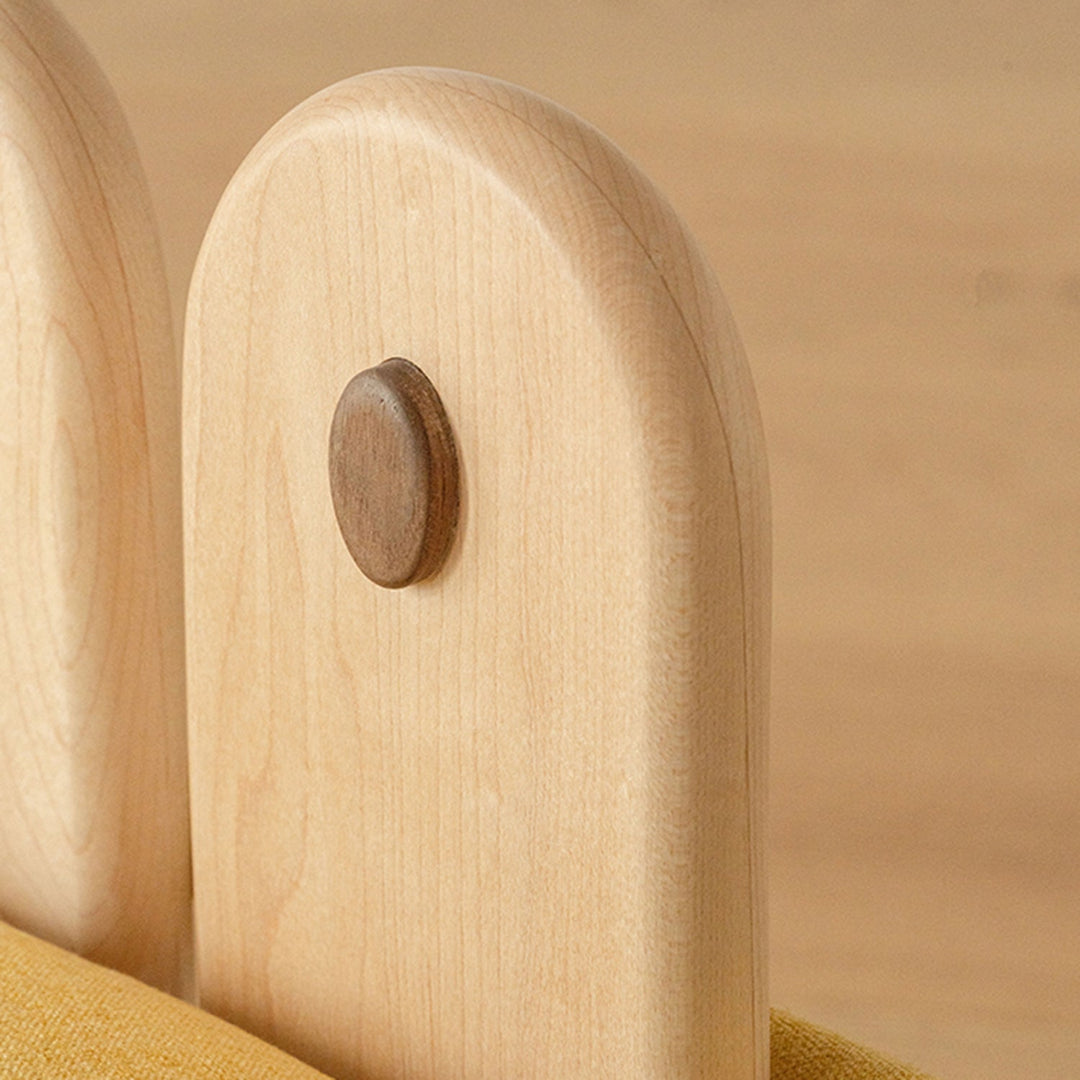 Scandinavian Beech Wood Kids Stool CRAB