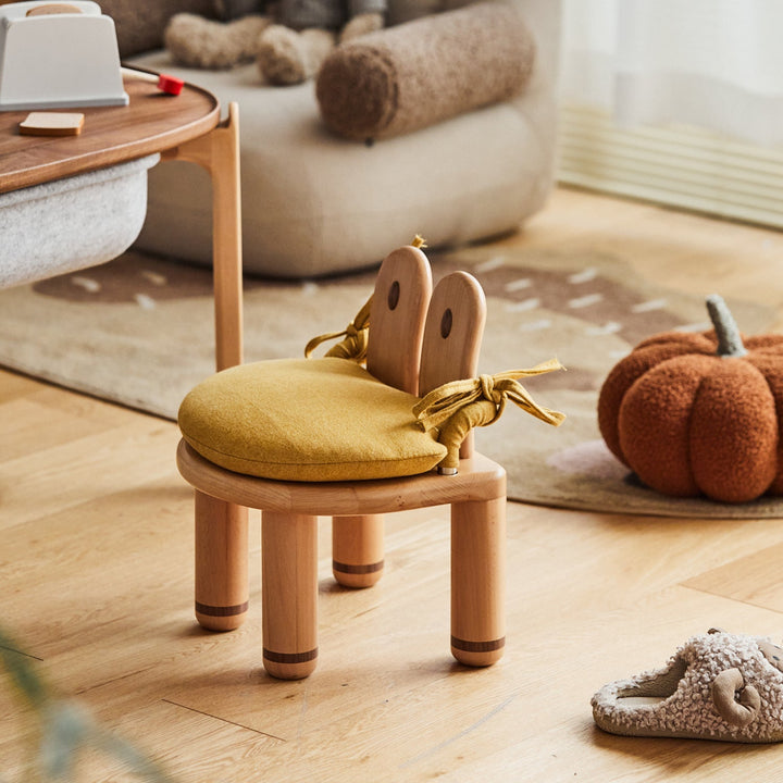 Scandinavian Beech Wood Kids Stool CRAB