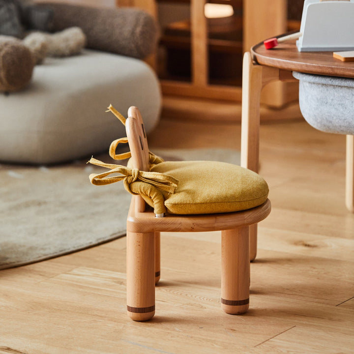 Scandinavian Beech Wood Kids Stool CRAB