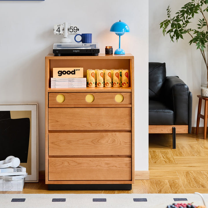 Scandinavian Cherry Wood Chest Of Drawers TIMELESS 4