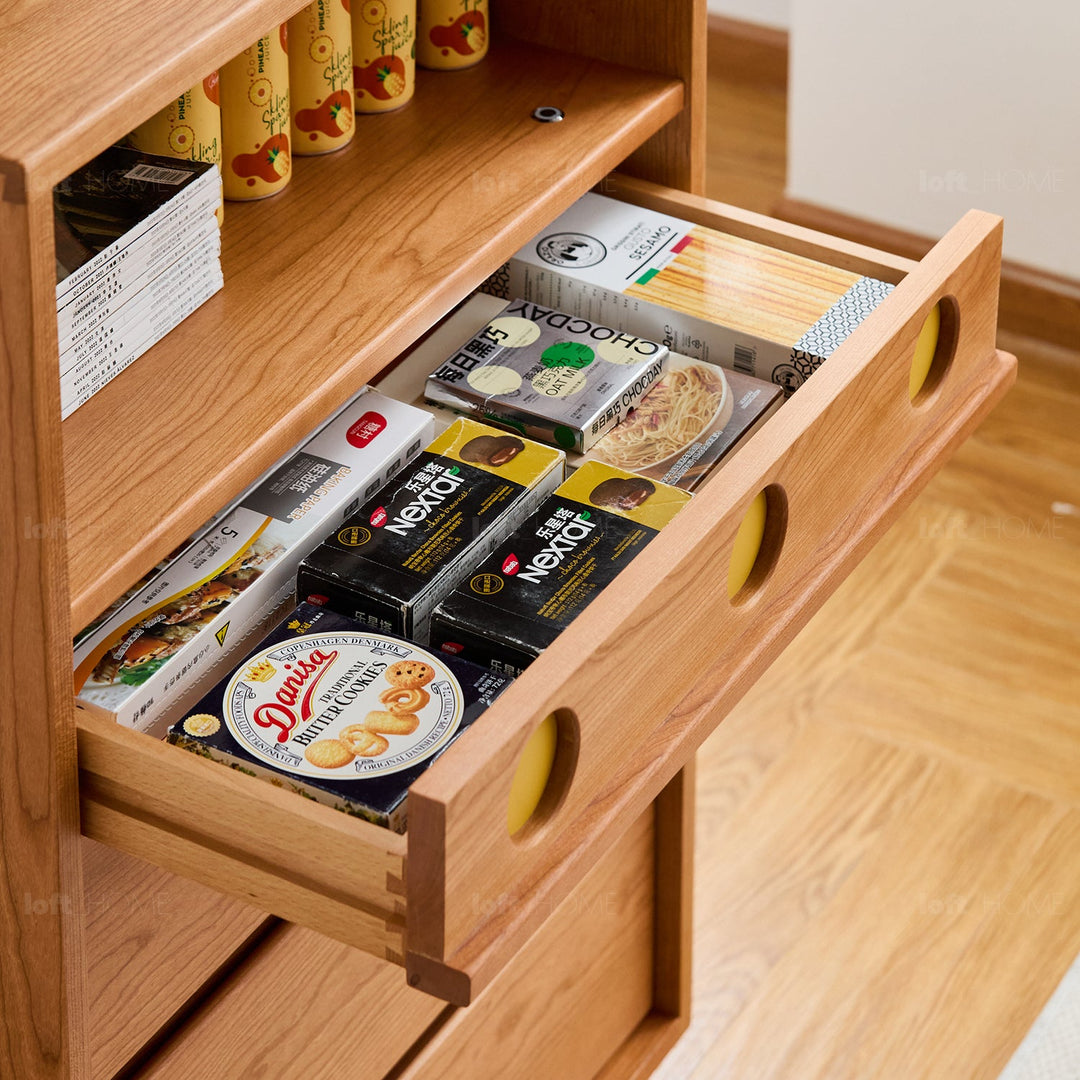 Scandinavian Cherry Wood Chest Of Drawers TIMELESS 4