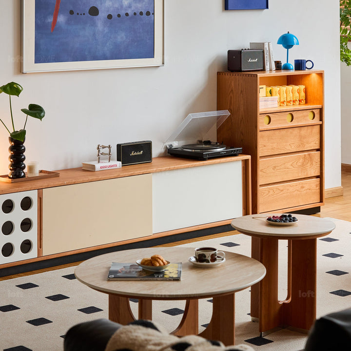 Scandinavian Cherry Wood Chest Of Drawers TIMELESS 4