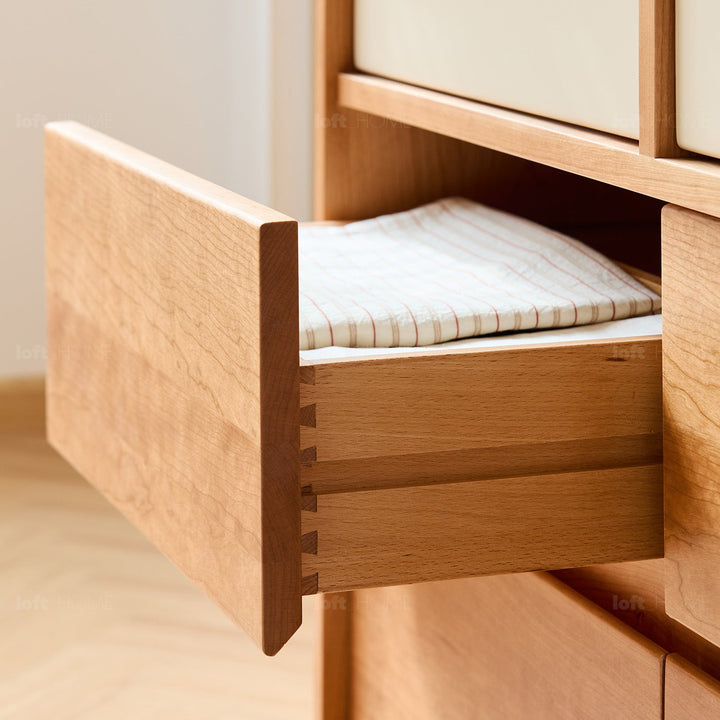 Scandinavian Cherry Wood Chest Of Drawers TIMELESS 6