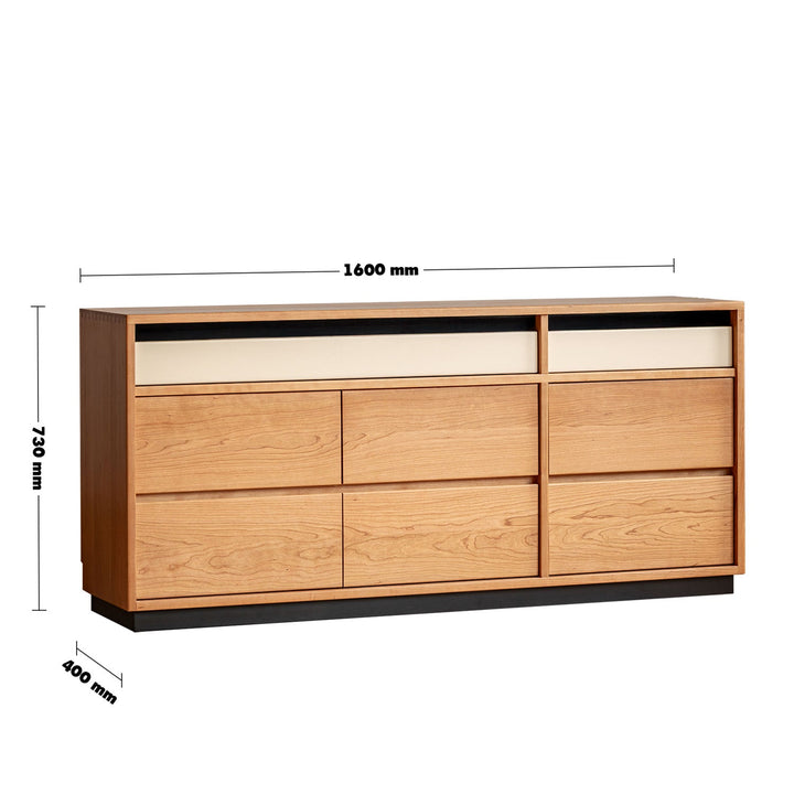 Scandinavian cherry wood chest of drawers timeless 9 size charts.