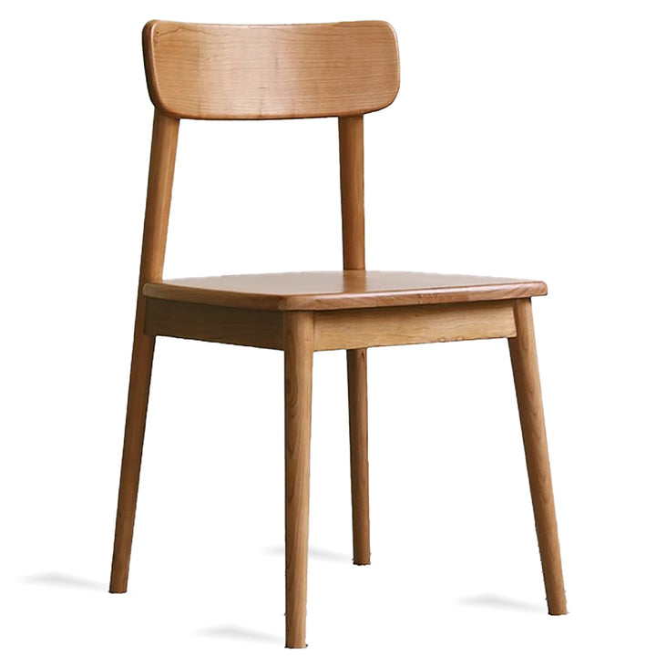 Scandinavian Cherry Wood Dining Chair GREEN