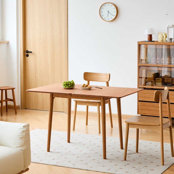 Scandinavian Cherry Wood Extendable Dining Table FOREST