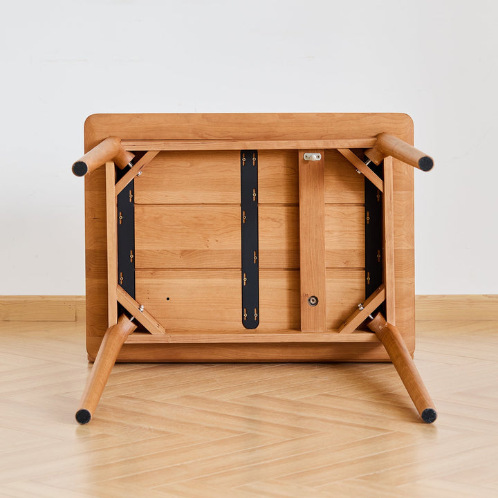 Scandinavian Cherry Wood Extendable Dining Table FOREST