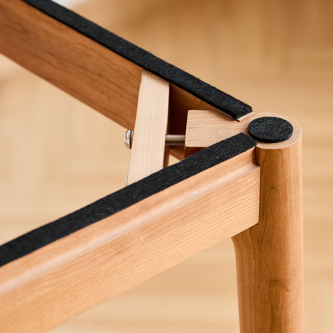 Scandinavian Cherry Wood Extendable Dining Table FOREST