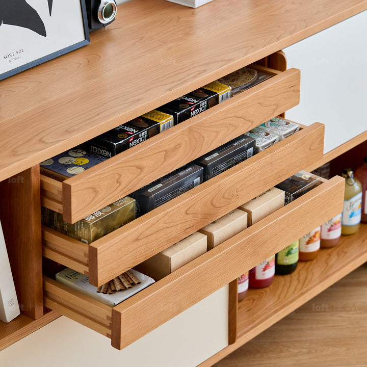 Scandinavian Cherry Wood Side Cabinet TIMELESS