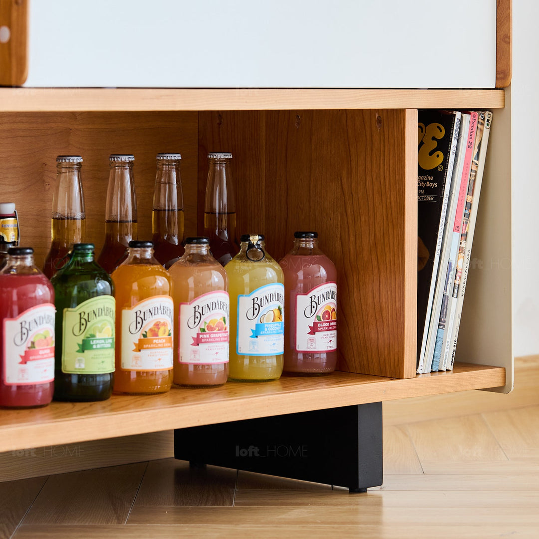 Scandinavian Cherry Wood Side Cabinet TIMELESS