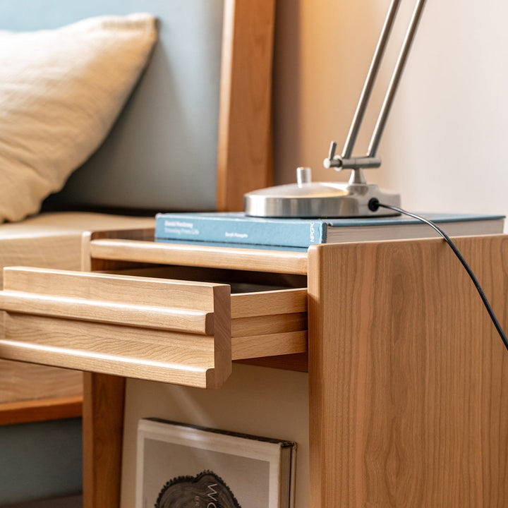 Scandinavian Cherry Wood Side Table TIMELESS