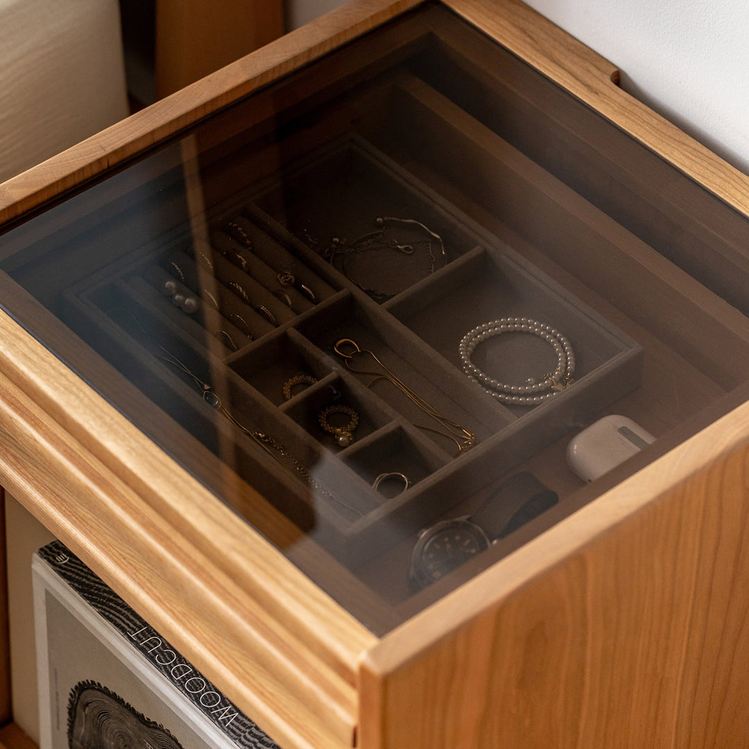 Scandinavian Cherry Wood Side Table TIMELESS