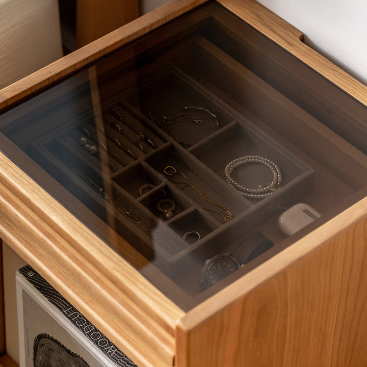 Scandinavian Cherry Wood Side Table TIMELESS