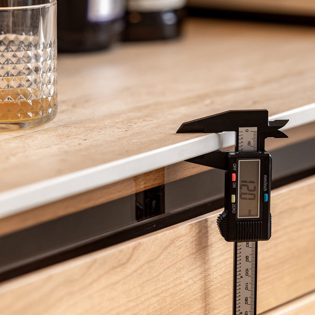 Scandinavian Cherry Wood Sintered Stone Cabinet TIMELESS