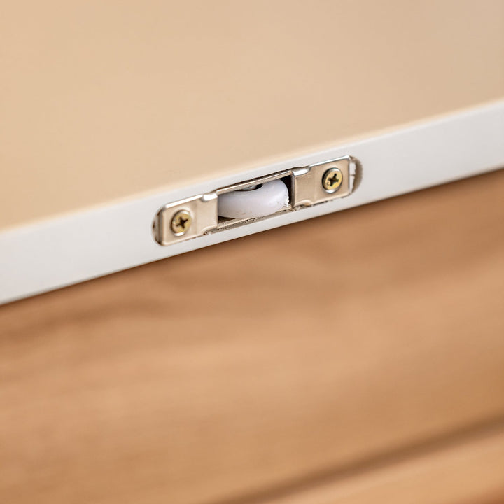 Scandinavian Cherry Wood Sintered Stone Cabinet TIMELESS