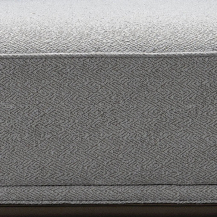 Minimalist mixed weave fabric modular armless 2 seater sofa eleganza color swatches.
