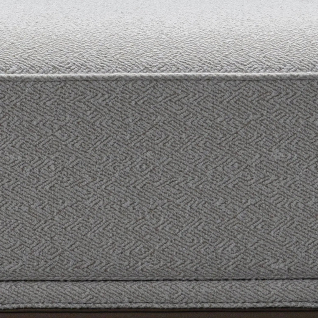 Minimalist mixed weave fabric modular l shape sectional sofa eleganza 7+l color swatches.