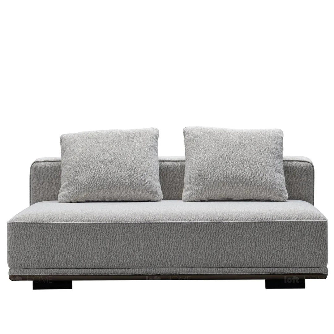 Minimalist mixed weave fabric modular l shape sectional sofa eleganza 7+l with context.