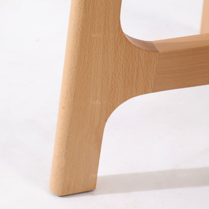 Scandinavian Oak Wood Veneer Round Bar Table ORBIT