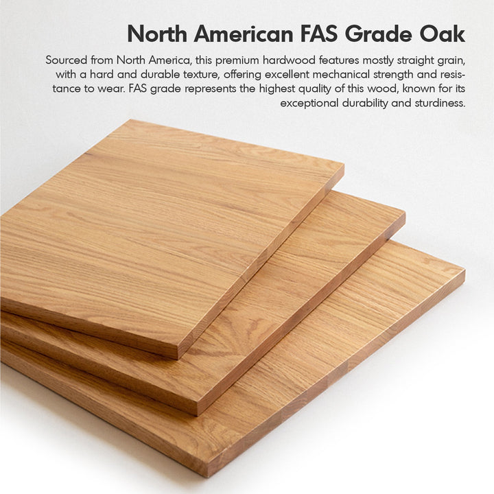 Scandinavian Oak Wood Wheeled Trolley Side Table MIRA