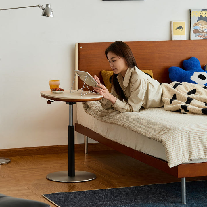 Vintage Sintered Stone Boxwood Height Adjustable Side Table ROMAN