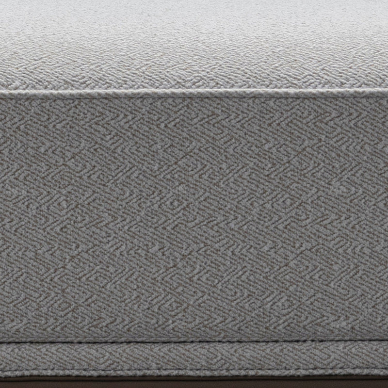 Minimalist Mixed Weave Fabric Modular Corner 2 Seater Sofa ELEGANZA Material Details Chart