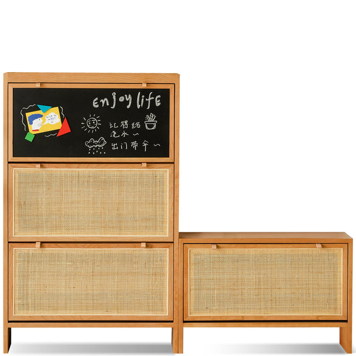 Scandinavian Rattan Shoe Cabinet KANGAROO