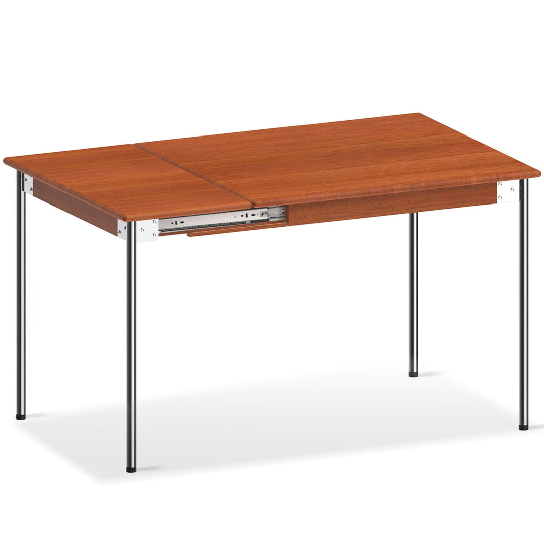 Bauhaus boxwood extendable dining table season in still life.