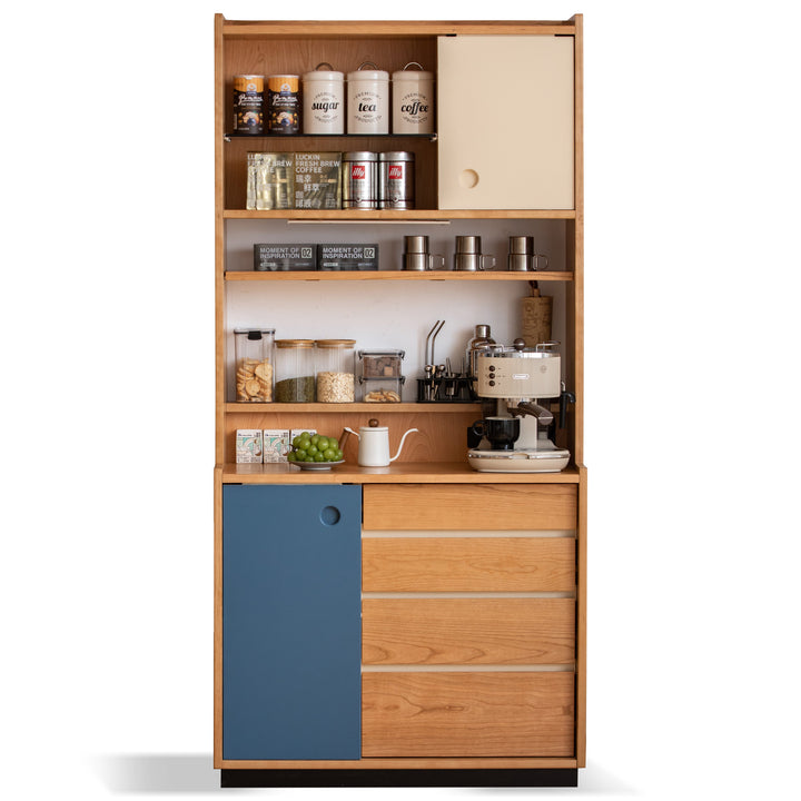 Scandinavian Cherry Wood Storage Side Cabinet TIME