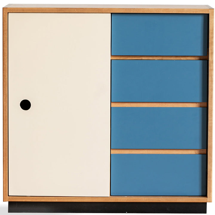 Scandinavian Cherry Wood Modular Cabinet TIME