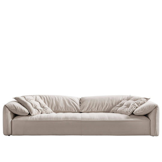 Contemporary suede fabric 4 seater sofa casablanca detail 3.