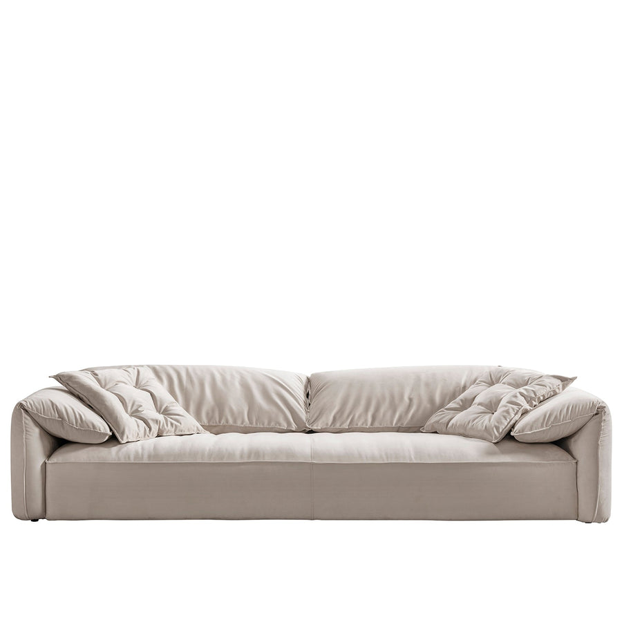 Contemporary suede fabric 4 seater sofa casablanca detail 3.