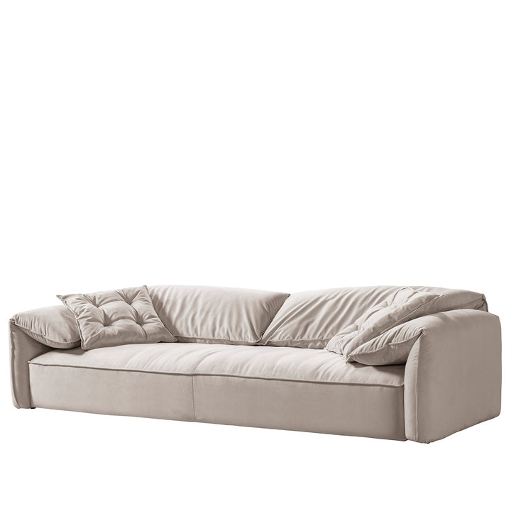 Contemporary Suede Fabric 4 Seater Sofa CASABLANCA