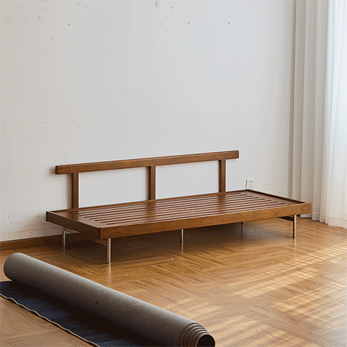 Bauhaus boucle fabric 3 seater sofa mies material variants.