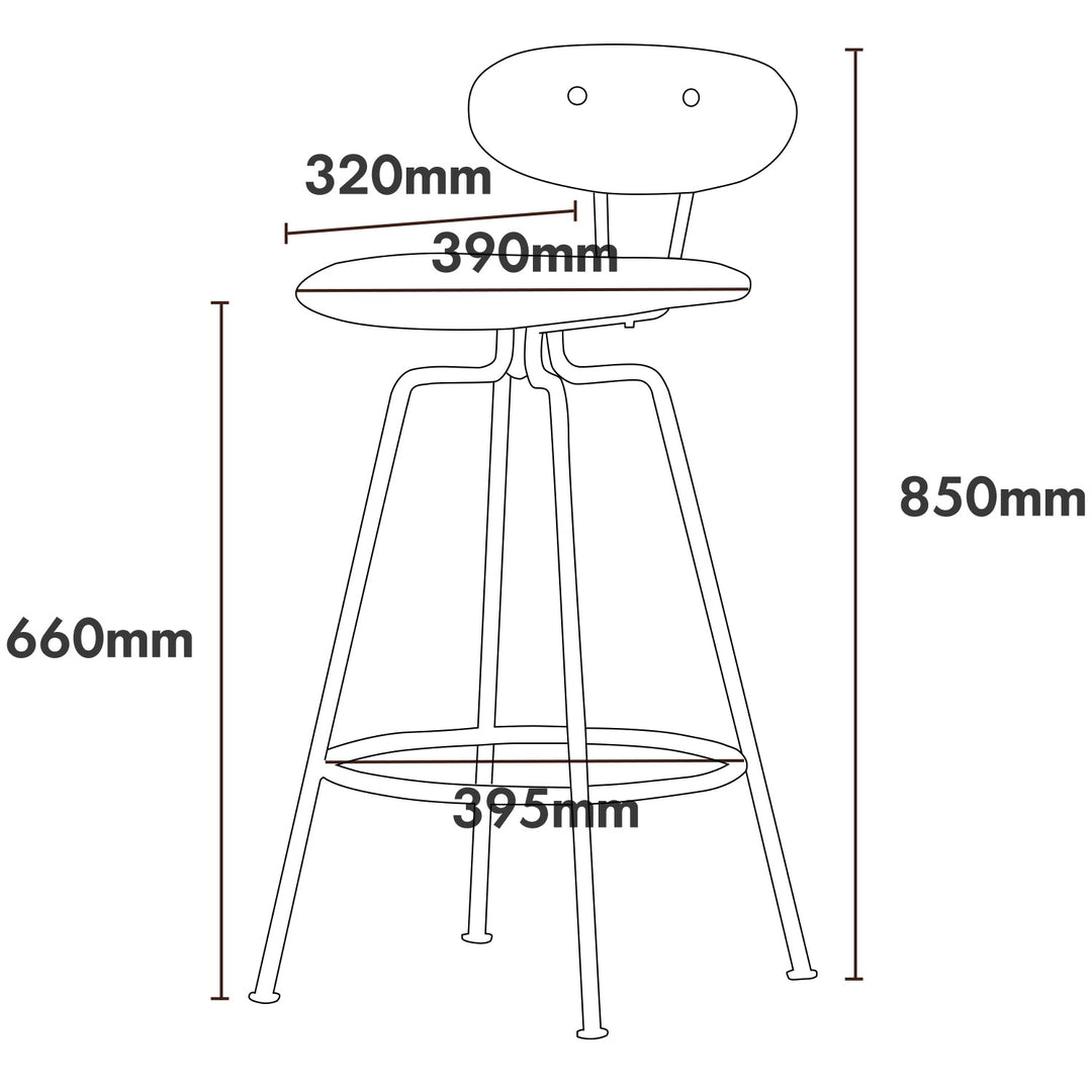 Vintage Boxwood Bar Chair THE OLD