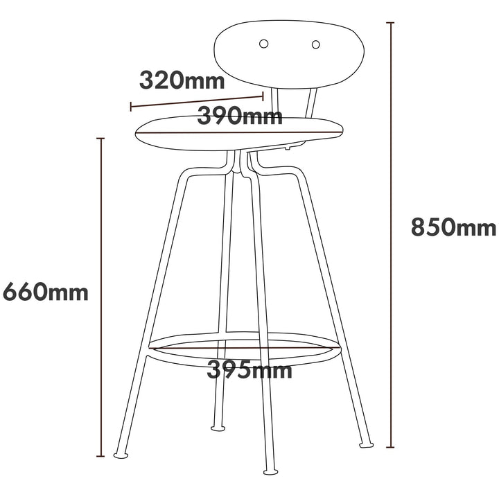 Vintage Boxwood Bar Chair THE OLD