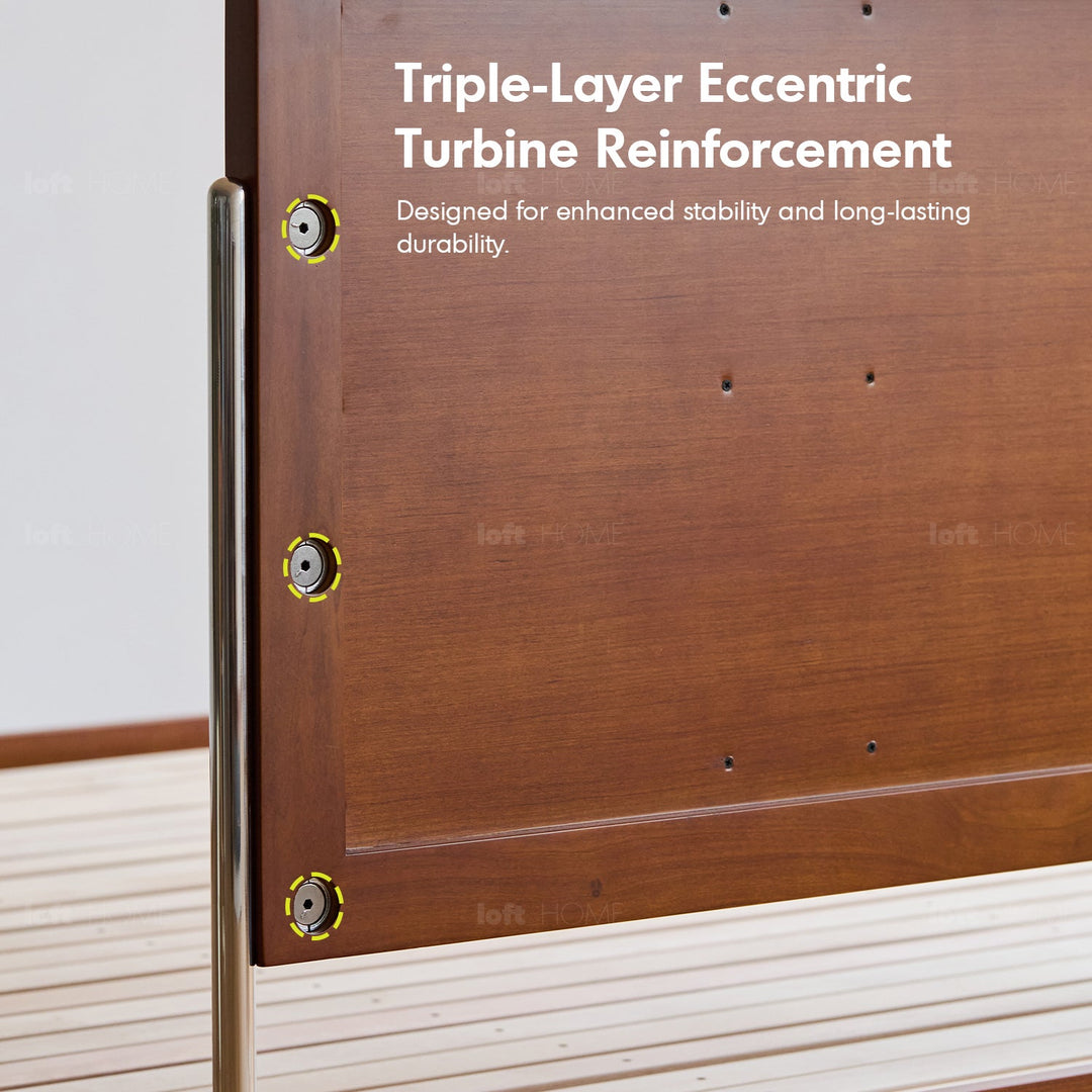 Vintage Boxwood Chenille Velvet Fabric Bed LIANNE