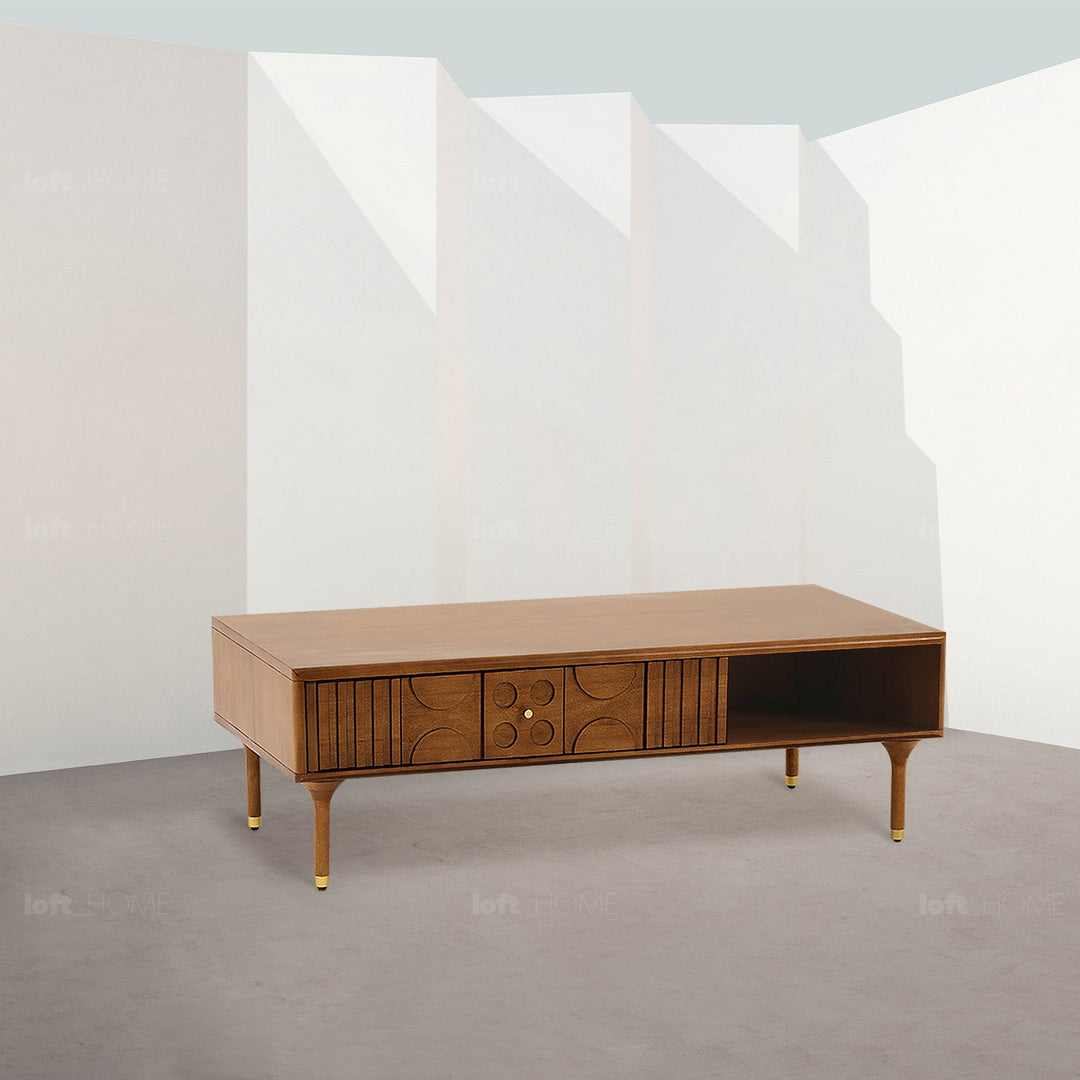 Vintage boxwood coffee table madrid detail 1.