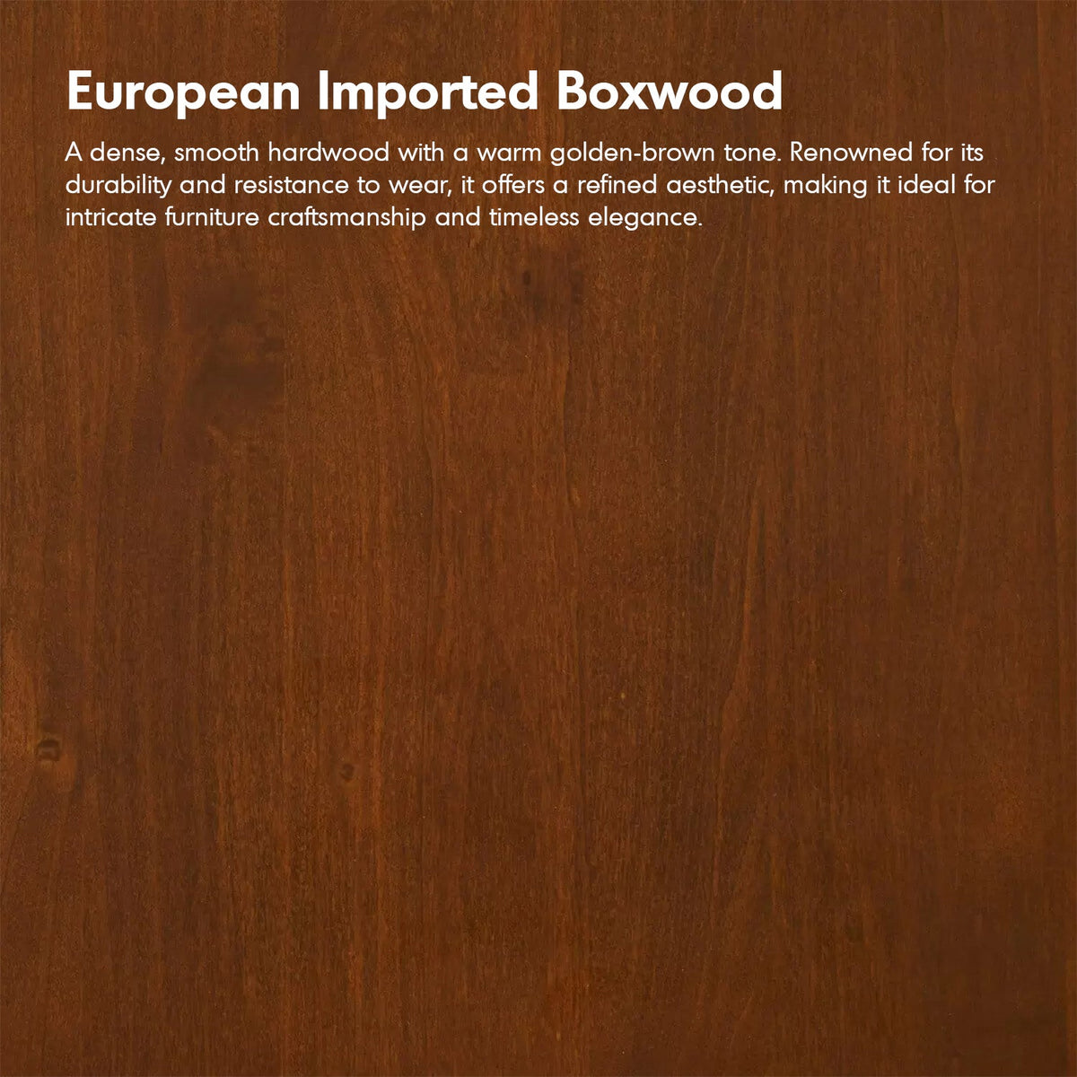 Vintage boxwood dining table essan color swatches.
