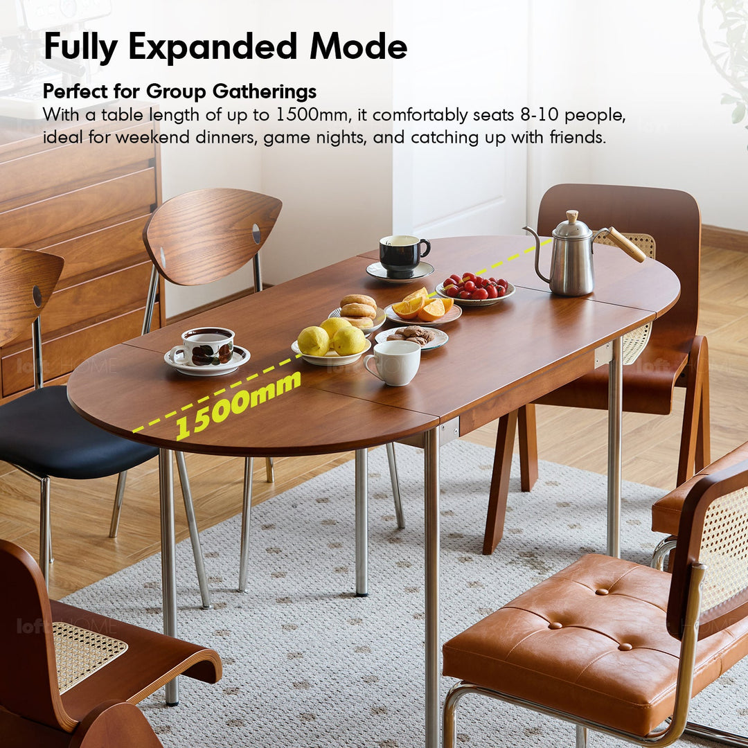 Vintage Boxwood Extendable Oval Dining Table SEASON