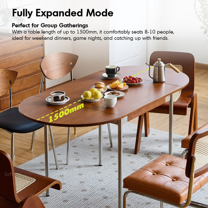 Vintage Boxwood Extendable Oval Dining Table SEASON