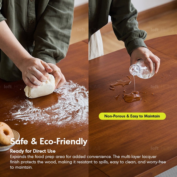 Vintage Boxwood Extendable Oval Dining Table SEASON