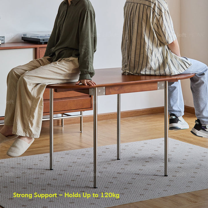 Vintage Boxwood Extendable Oval Dining Table SEASON