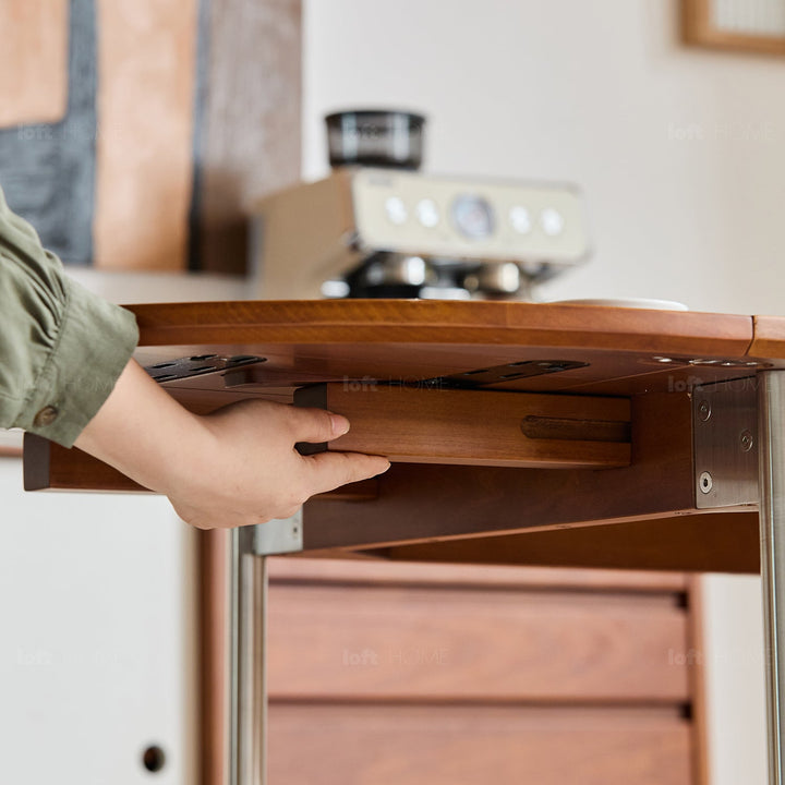 Vintage Boxwood Extendable Oval Dining Table SEASON